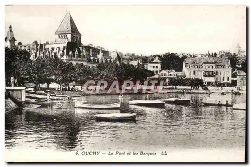 Suisse - Schweiz - Ouchy - Le Port d et les barques - environs lausanne - Cartes postales