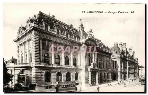 Suisse - Schweiz - Lausanne - Banque Vaudoise - Cartes postales