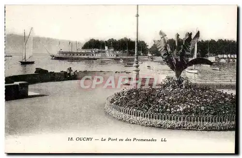 Suisse - Schweiz - Ouchy - Le Port vu des Promenades - Cartes postales