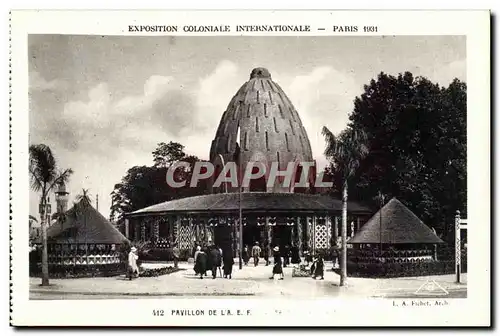 Paris - Exposition Coloniale Internationale 1931 - M Pavilon de l &#39A E F - Ansichtskarte AK