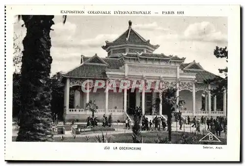 Paris - Exposition Coloniale Internationale 1931 - La Cochinchine - Ansichtskarte AK