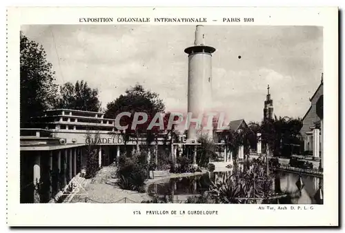 Paris - Exposition Coloniale Internationale 1931 - Palais de la Guadeloupe - Cartes postales