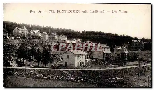 Font Romeu - Les Villas - Cartes postales