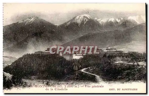 Mont Louis - Vue Generale alt 11600 de la Citadelle - Cartes postales