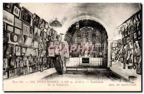 Font Romeu - Interieur de la Chapelle - Cartes postales