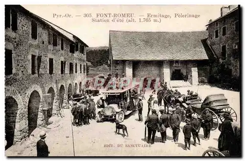 Font Romeu - Ermitage - Pelerinage - Station d&#39Ete - chien - automobile - do - Ansichtskarte AK TOP