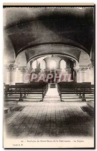 Basilique Notre Dame de la Delivrande - Le Crypte - Cartes postales