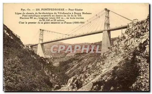 Fontpedrouse - Pont Giselar - Ansichtskarte AK