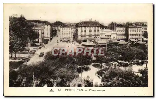 Perpignan - Place Arago - Cartes postales