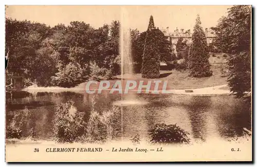 Clermont Ferrand - Le Jardin Lecoq - Ansichtskarte AK