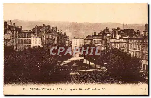 Clermont Ferrand - Square Blaise Pascal - Ansichtskarte AK