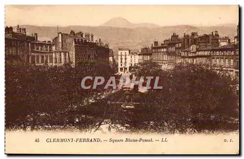 Clermont Ferrand - Square Blaise Pascal - Cartes postales