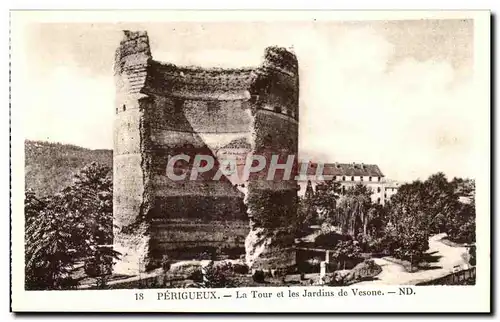 Perigueux - La Tour et les Jardins de Vesone - Cartes postales