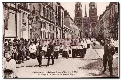 Orleans - Les Fetes de Jeanne d&#39Arc - Le Cortee - La Banniere - Cartes postales