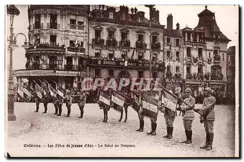 Orleans - Les Fetes de Jeanne d&#39Arc - Le Salut au Drapeau - Ansichtskarte AK