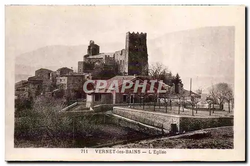 Vernet les Bains - L&#39Eglise - Cartes postales