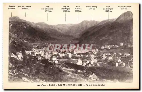 Le Mont Dore - Vue Generale - Cartes postales