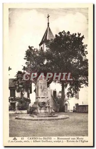 Cambo les Bains - Monument aux Morts - L&#39Entree de l&#39Eglise - Cartes postales