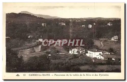 Cambo les Bains - Panorama de la Vallee de la Nive - Ansichtskarte AK