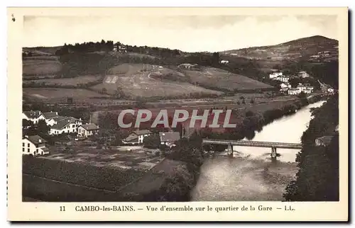 Cambo les Bains - Vue d&#39ensemble sur le Quartier de la gare - Cartes postales