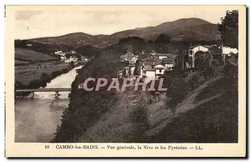 Cambo les Bains - Vue Generale la Nive et les Pyrenees - Cartes postales