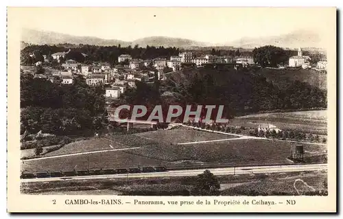 Cambo les Bains - Vue Generale - Vue Prise de la Propriete de Cel haya - Cartes postales