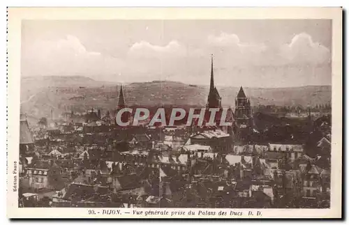 Dijon - Vue Generale prise du Palais des Ducs - Ansichtskarte AK