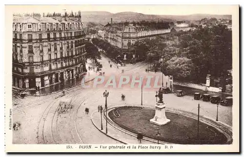 Dijon - Vue Generale - Place Darcy - Ansichtskarte AK