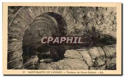 Saint martin du Canigou Cartes postales Tombeau du comte Guifred