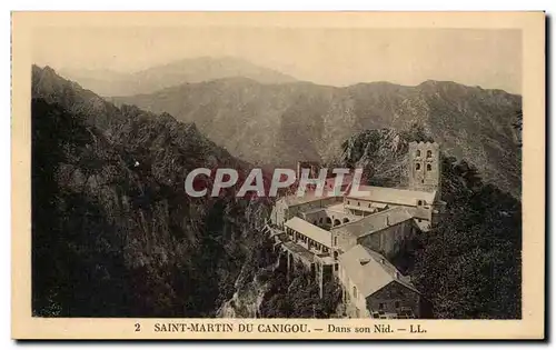 Saint martin du Canigou Ansichtskarte AK Dans son nid