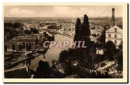 Angouleme Ansichtskarte AK Vue sur la vallee de la Charente et le faubourg l&#39Houmeau