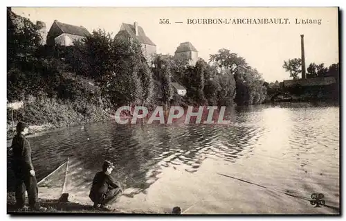 Bourbon l&#39Archambault Cartes postales L&#39etang