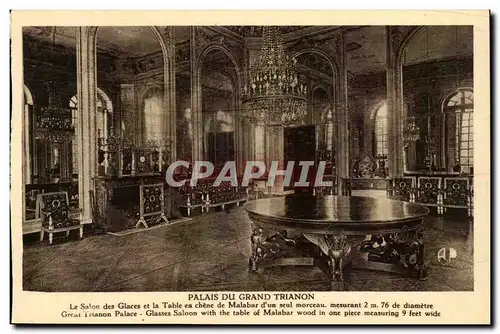 Versailles - Palais du Grand Trianon - Le Salon des Glace et la Table en chene - Cartes postales