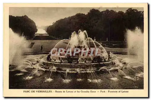 Versailles - Parc de Versailles - Le Bassin de Latone - Grandes Eaux - Cartes postales