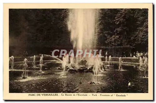 Versailles - Parc de Versailles - Le Bassin de l&#39Encelade - Grandes Eaux - Ansichtskarte AK