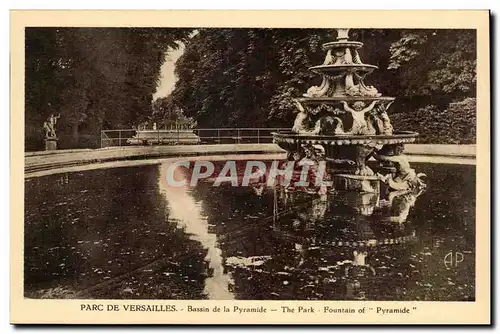 Versailles - Parc de Versailles - Le Bassin de la Pyramide - Ansichtskarte AK