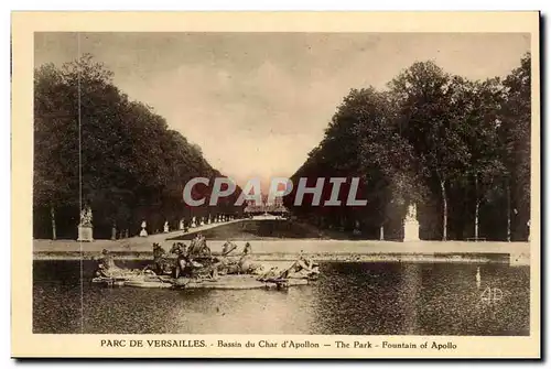 Versailles - Parc de Versailles - Le Bassin du Char d&#39Apolon - Ansichtskarte AK