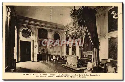 Versailles - Palais du Grand Trianon - Chambre a Coucher de la Reine d&#39Angleterre - Cartes postales