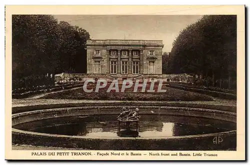 Versailles - Palais du Petit Trianon - Facade Nord et le Bassin - Ansichtskarte AK