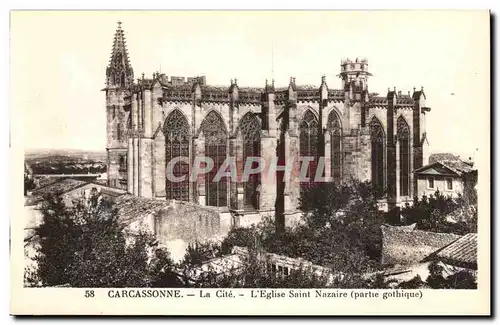 Carcassonne - La Cite - L&#39Egise Saint Nazaire - Cartes postales