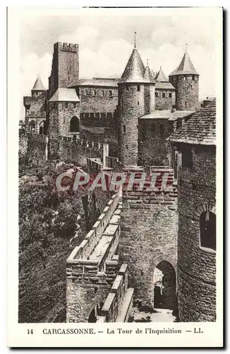 Carcassonne - La Tour de l&#39Inquisition - Cartes postales
