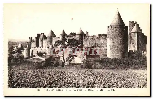 Carcassonne - La Cite - Cote du Midi - Ansichtskarte AK