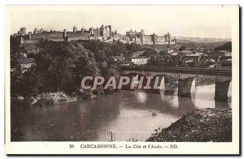 Carcassonne - La Cite et l&#39Aude - Cartes postales