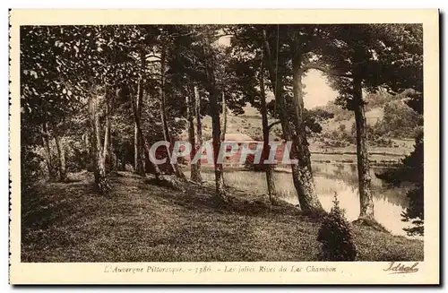 Auvergne - Les Jolies rives du Lac Chambon - Ansichtskarte AK