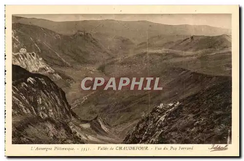 Chaudefour - Vue du Puy Ferrand - Ansichtskarte AK