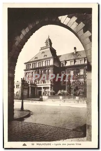 Mulhouse - Lycee des Jeaunes Filles - Cartes postales