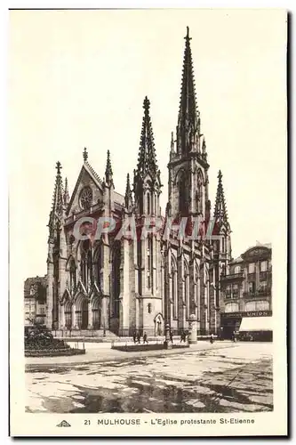 Mulhouse - Eglise St Etienne - Cartes postales