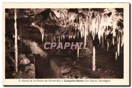 Laugerie Basse - Entree de la Grotte - Cartes postales
