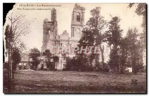 Le Mont St Eloi - Les Tours - Cartes postales