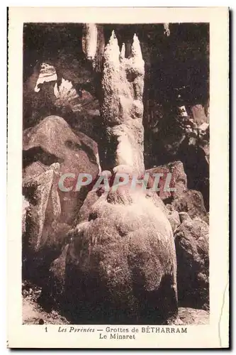 Grottes de Betharram - Le Minaret Ansichtskarte AK